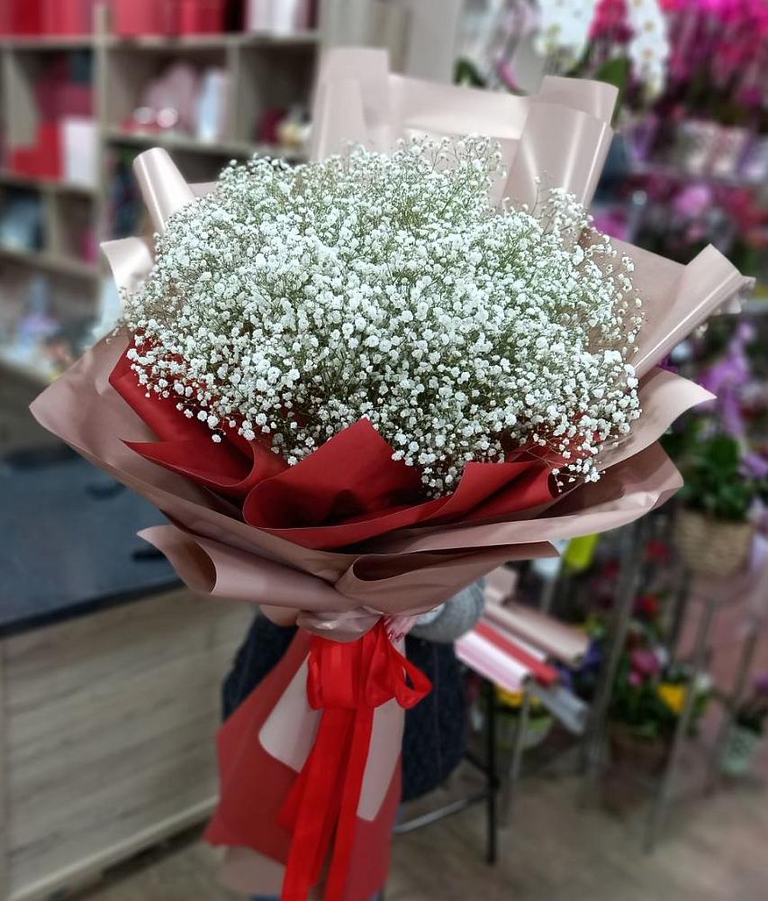 Букет Белые хлопья в Мамоново Букет цветов из: Гипсофила в Мамоново