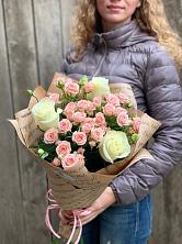 Букет цветов из:  Розы в Мамоново