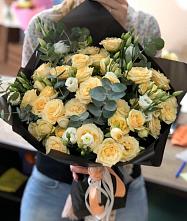 Букет цветов из:  Розы и Лизиантусы #REPLACE_PRED# Мамоново