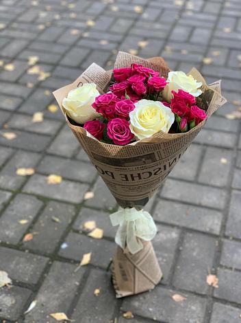 Букет цветов из: Розы в Мамоново